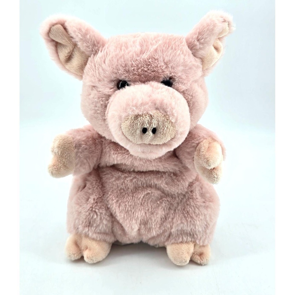 Jack & Jill Pink Pig Plush Hand Puppet PLU 9560 2019 Stuffed Animal Toy